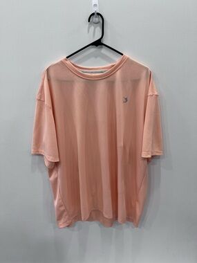 Reel Legends Performance Fishing T-Shirt 2XL Peach Quick Dry Athletic Tee